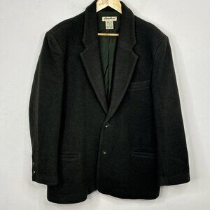 Vintage Eddie Bauer Men M Green Blazer Sports Coat Jacket